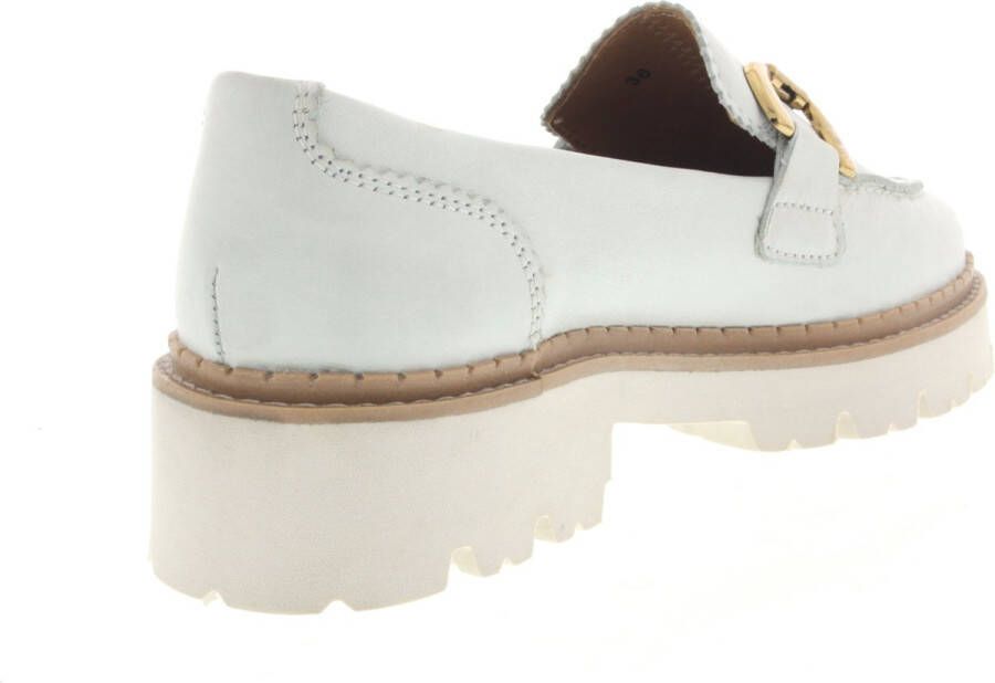 Omoda Bee Bold Loafers Instappers Dames Wit