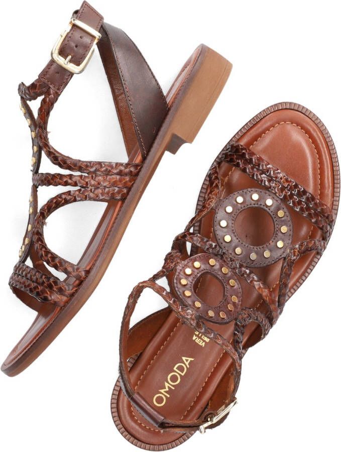 Omoda Dames Sandalen Cognac