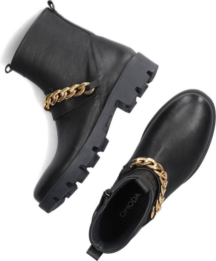 Omoda Mila Enkelboots Enkellaarsjes Meisjes Kids Zwart