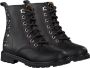 Omoda Om120554 Veterboots Laarzen Met Veters Meisjes Zwart - Thumbnail 6