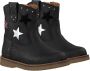 Omoda Om120626 Enkellaarsjes Enkelboots met rits Meisjes Zwart - Thumbnail 4