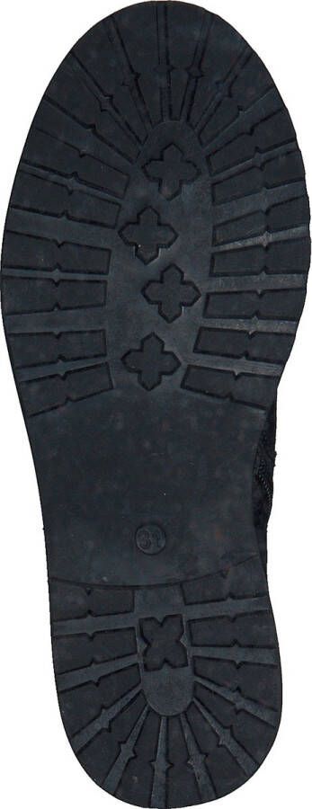 Omoda Om120780 Veterboots Laarzen Met Veters Meisjes Zwart