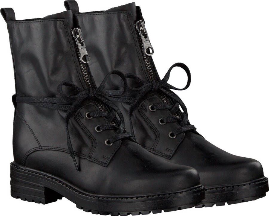 Omoda R10881 Veterboots Laarzen Met Veters Dames Zwart