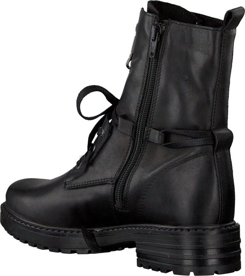 Omoda R10881 Veterboots Laarzen Met Veters Dames Zwart