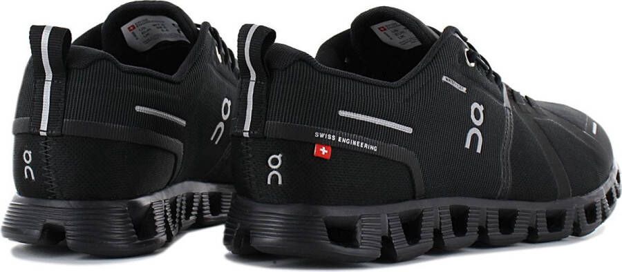 ON Cloud 5 Waterproof Hardloopsneakers Dames Zwart