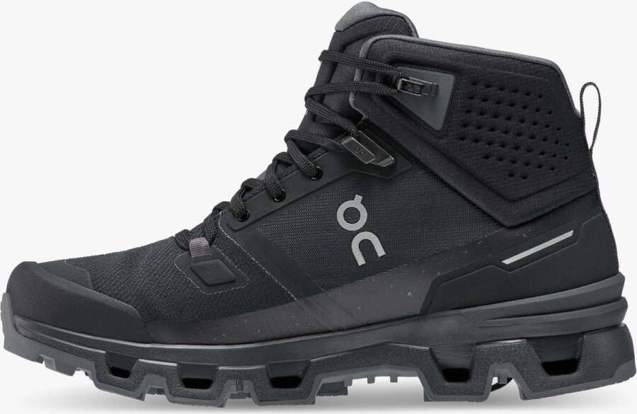ON Running Cloudrock 2 Waterproof Wandelsneakers Dames Zwart
