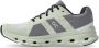 ON Running ON Cloudrunner Heren Sportschoenen Hardlopen Weg grijs groen - Thumbnail 3