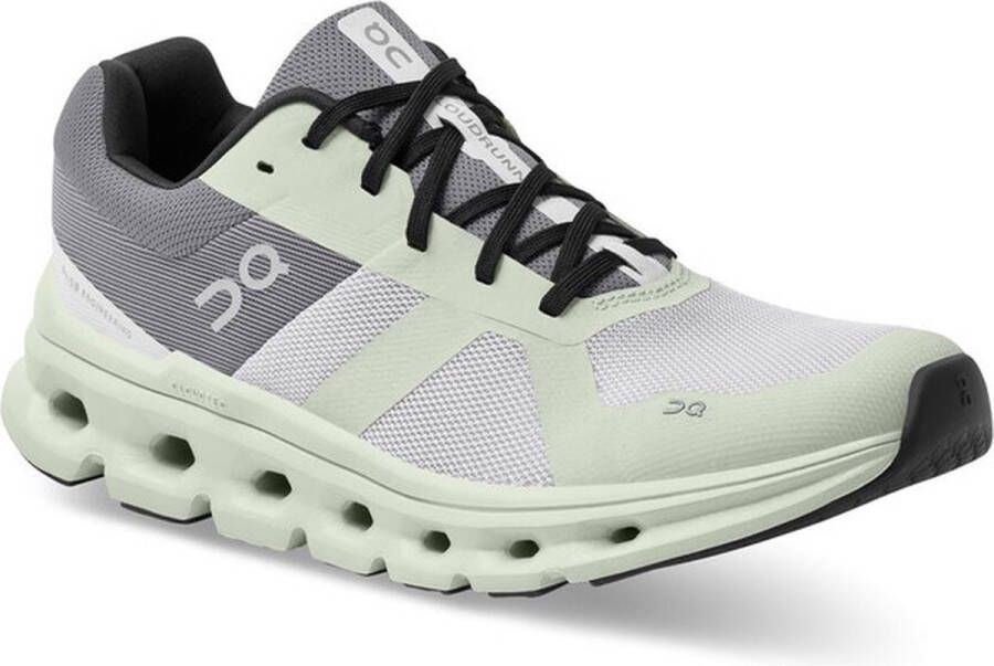 ON Running ON Cloudrunner Heren Sportschoenen Hardlopen Weg grijs groen - Foto 5