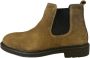 Online Express Chelsea Boots- Enkellaars- Heren schoenen- Mannen laarzen 541- Suède leer- Camel - Thumbnail 4