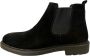Online Express Chelsea Boots- Enkellaars- Heren schoenen- Mannen laarzen 542- Suède leer- Zwart - Thumbnail 2