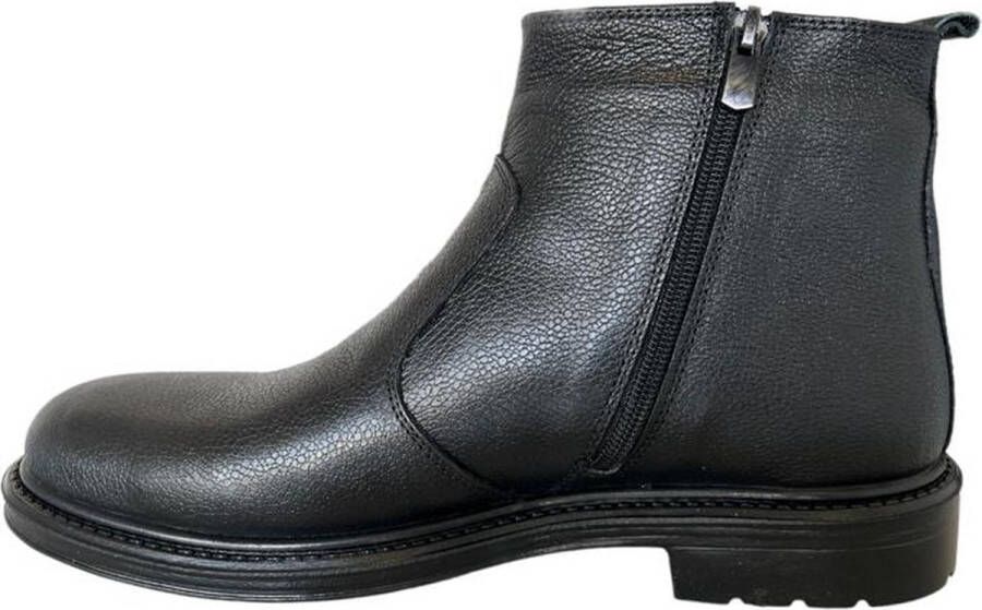 Online Express Schoenen Chelsea Boots Klassieke heren laarzen met rits 1007 Smalle schacht(NIET geschikt voor hoge wreef voeten)- LEATHER Zwart - Foto 2