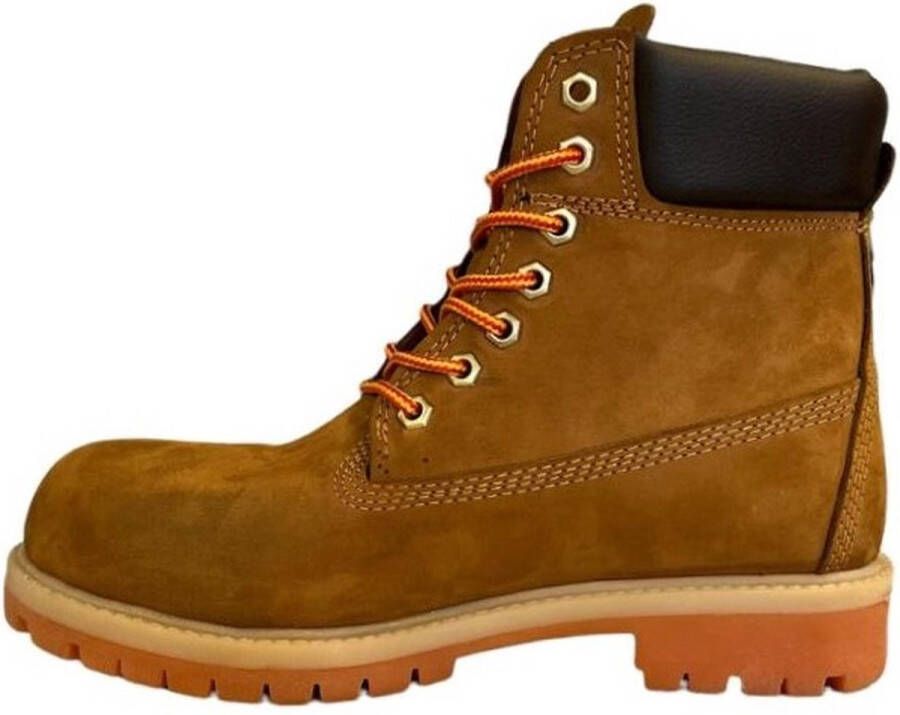 Online Express Heren Laarzen- Mannen Boots- 6-inch Veterboots- Winterboots- Mannen Schoenen- Winterlaarzen heren- Stevige Winterschoenen- Nubuck Leather- Cogna - Foto 2