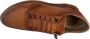 Online Express Schoenen Heren sport instapper Mannenschoenen met elastiek veterbandje Nette schoenen comfort 24 7 Casual comfort sneaker 115 Echt leer Cognac - Thumbnail 2