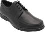 Online Express Schoenen Heren instapper Comfortabel mannen veterschoen 1098 Echt leer Zwart - Thumbnail 4