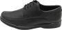 Online Express Schoenen Heren instapper Comfortabel mannen veterschoen 1098 Echt leer Zwart - Thumbnail 5