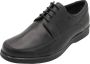 Online Express Schoenen Heren instapper Comfortabel mannen veterschoen 1098 Echt leer Zwart - Thumbnail 6