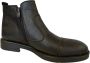 Online Express Herenschoenen- Chelsea Boots- Halfhoge leren Schoenen- Enkellaarzen 1001- Leather- Zwart - Thumbnail 4