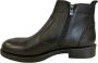 Online Express Herenschoenen- Chelsea Boots- Halfhoge leren Schoenen- Enkellaarzen 1002- Leather- Zwart - Thumbnail 3