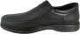 Online Express Nette instappr- Heren schoenen- Heren instapper- Comfort schoenen voor mannen 21360- Leather- Zwart - Thumbnail 6