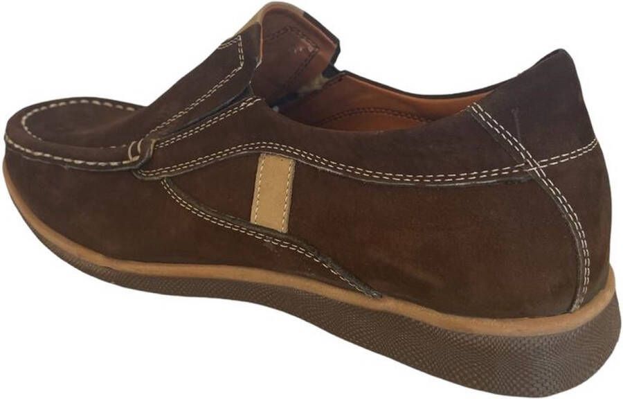 Online Express Schoenen Mannenschoenen Mocassins heren Loafers schoenen Heren comfort instapper Hand made 220 1 Echt leer Bruin - Foto 2