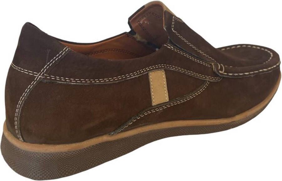 Online Express Schoenen Mannenschoenen Mocassins heren Loafers schoenen Heren comfort instapper Hand made 220 1 Echt leer Bruin - Foto 7