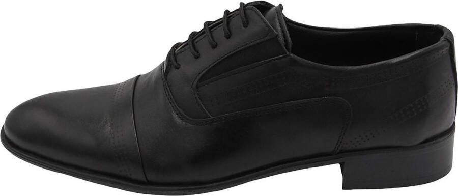Online Express Veterschoenen Luxe schonen voor heren Prachtige klassieke schoenen met rijke uitstraling 1195 Echte leer Zwart - Foto 4