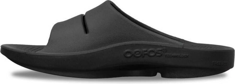 OOfos OOahh Badslippers JR+SR Zwart