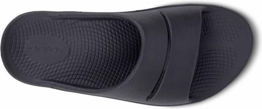 OOfos OOahh Badslippers JR+SR Zwart