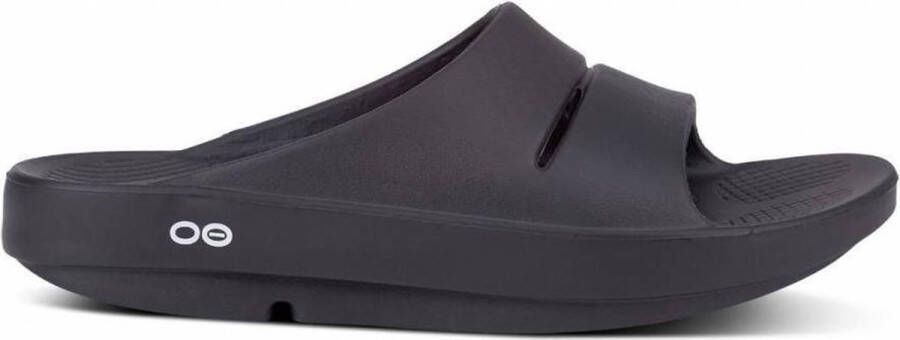 OOfos OOahh Badslippers JR+SR Zwart