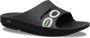 OOfos OOahh Badslippers JR+SR Zwart - Thumbnail 6