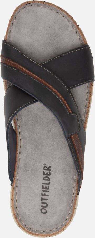 Outfielder Slippers blauw Heren - Foto 2