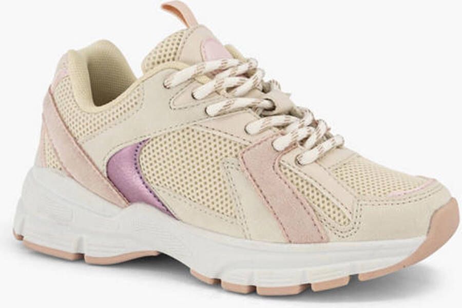 Oxmox chunky sneakers roze beige - Foto 4