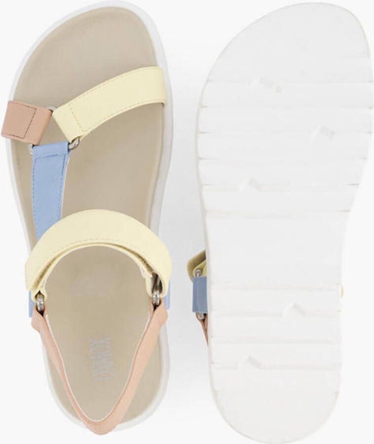 Oxmox Gekleurde pastel chunky sandaal