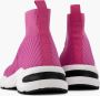 Oxmox Roze hoge sock sneaker - Thumbnail 4