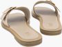 Oxmox slippers met siergesp beige - Thumbnail 8
