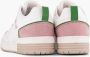Oxmox Witte retro sneaker roze - Thumbnail 5