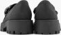Oxmox Zwarte chunky loafer sierketting - Thumbnail 2