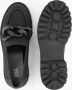 Oxmox Zwarte chunky loafer sierketting - Thumbnail 5