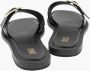 Oxmox slippers met siergesp zwart - Thumbnail 5
