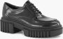 Catwalk chunky veterschoenen zwart - Thumbnail 7