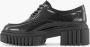 Catwalk chunky veterschoenen zwart - Thumbnail 9