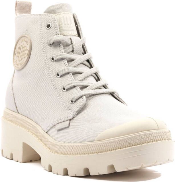 Palladium Dames schoenen 96907 Pallabase Twill Grijs - Foto 3
