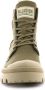 Palladium Pallabase Twill hoge veterschoenen bruin - Thumbnail 3