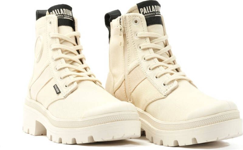 Palladium Pallabase dames veterboot Beige