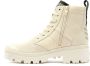 Palladium Pallabase dames veterboot Beige - Thumbnail 4