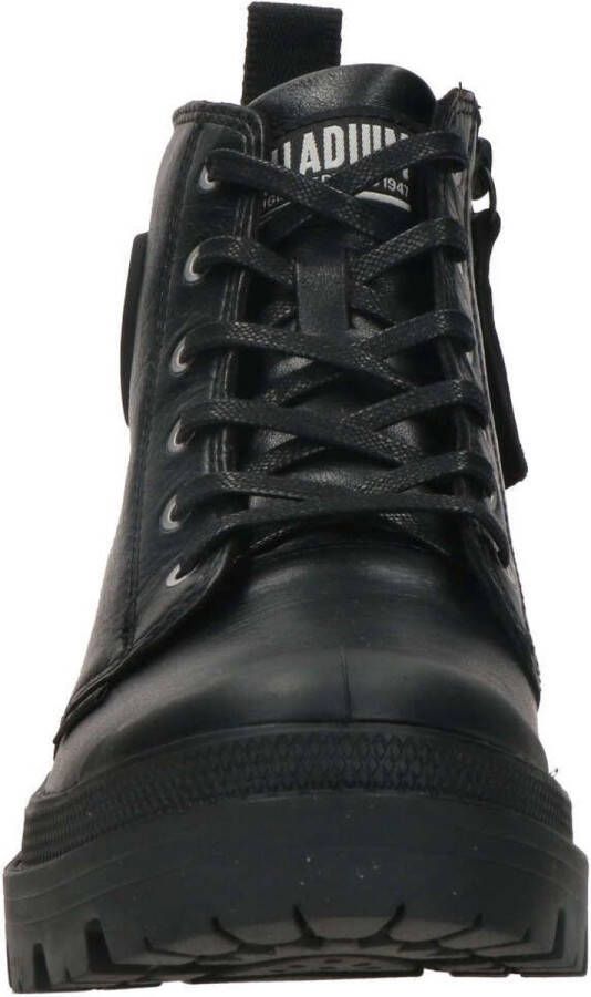 Palladium Pallabase Leather Veterboot Dames Zwart - Foto 6