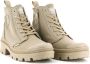 Palladium Twill Ice Low Tie Dye Schoenen Beige Dames - Thumbnail 15