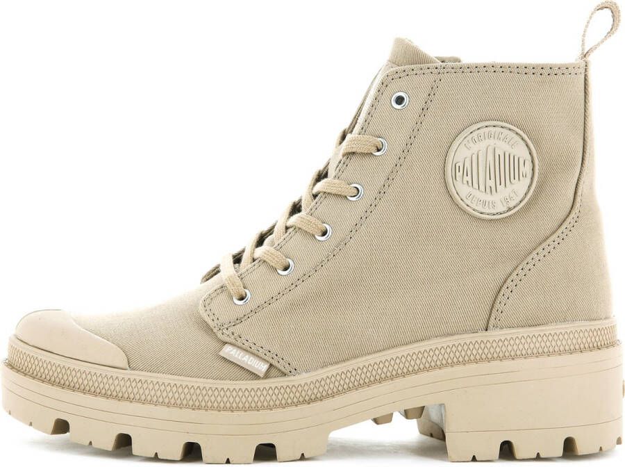 Palladium Pallabase Veterboots bruin Canvas Dames