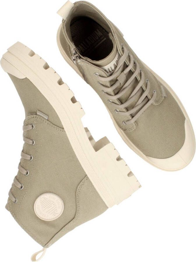 Palladium Pallabase veterboots taupe Canvas
