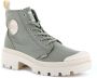 Palladium Hoge veterschoenen PALLABASE twill van textiel - Thumbnail 7
